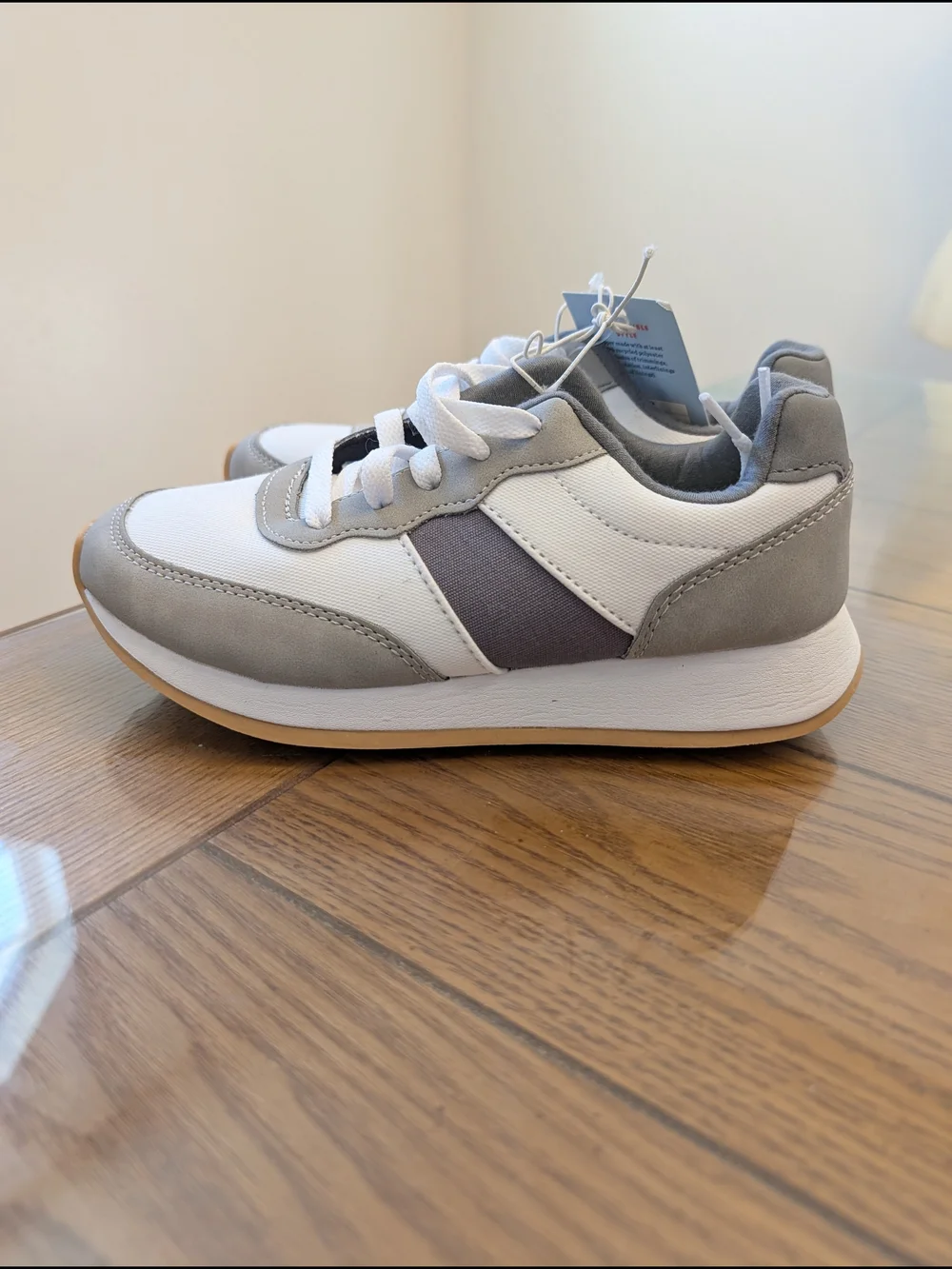 Kids' Brock Jogger Sneakers - Cat & Jack™ Gray Siz 2 NWT